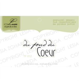 LESIA ZGHARDA DESIGN LESIA ZGHARDA DESIGN DU FOND DU COEUR CLEAR STAMP