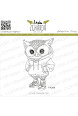 LESIA ZGHARDA DESIGN LESIA ZGHARDA DESIGN COOL OWL IN A HOODIE CLEAR STAMP LESIA ZGHARDA DESIGN LESIA ZGHARDA DESIGN COOL OWL IN A HOODIE CLEAR STAMP