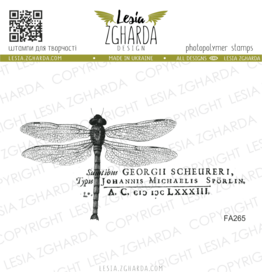 LESIA ZGHARDA DESIGN LESIA ZGHARDA DESIGN DRAGONFLY COLLAGE CLEAR STAMP