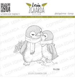 LESIA ZGHARDA DESIGN LESIA ZGHARDA DESIGN PENGUINS IN LOVE CLEAR STAMP