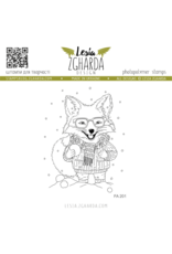 LESIA ZGHARDA DESIGN LESIA ZGHARDA DESIGN BABY FOX WITH SNOWBALLS CLEAR STAMP LESIA ZGHARDA DESIGN LESIA ZGHARDA DESIGN BABY FOX WITH SNOWBALLS CLEAR STAMP