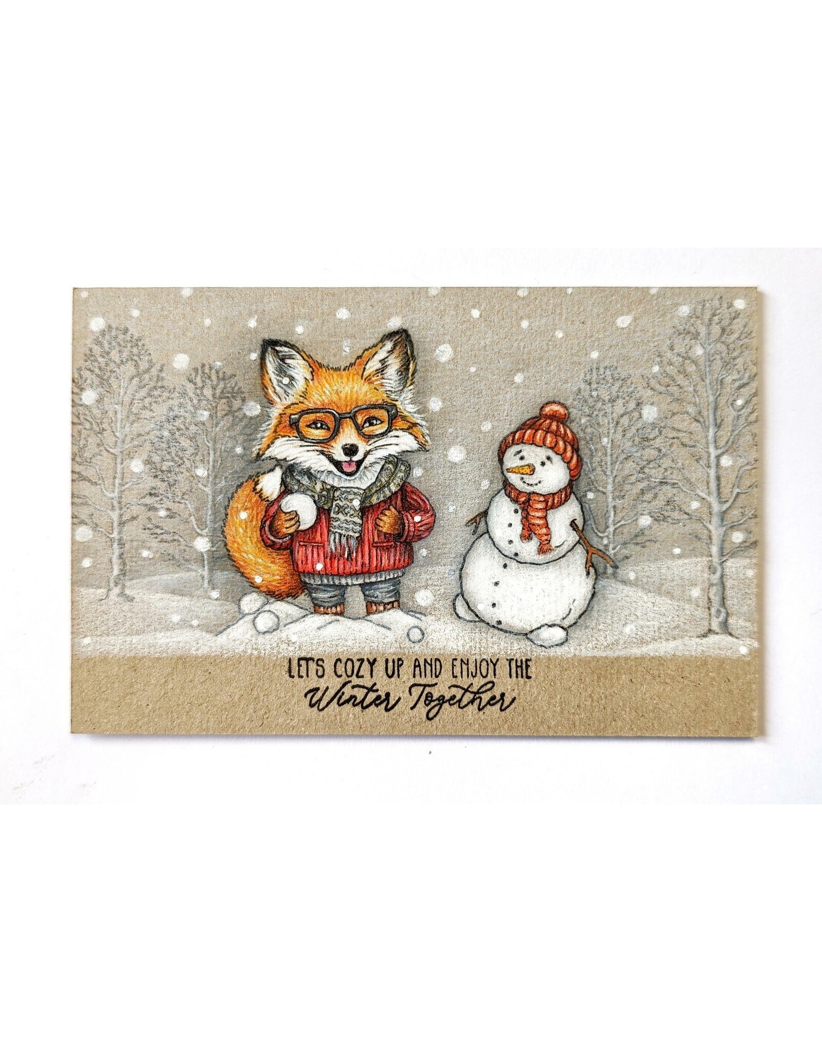 LESIA ZGHARDA DESIGN LESIA ZGHARDA DESIGN CUTE SNOWMAN CLEAR STAMP