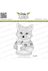 LESIA ZGHARDA DESIGN LESIA ZGHARDA DESIGN COZY FOX CUB WITH A CUP CLEAR STAMP LESIA ZGHARDA DESIGN LESIA ZGHARDA DESIGN COZY FOX CUB WITH A CUP CLEAR STAMP