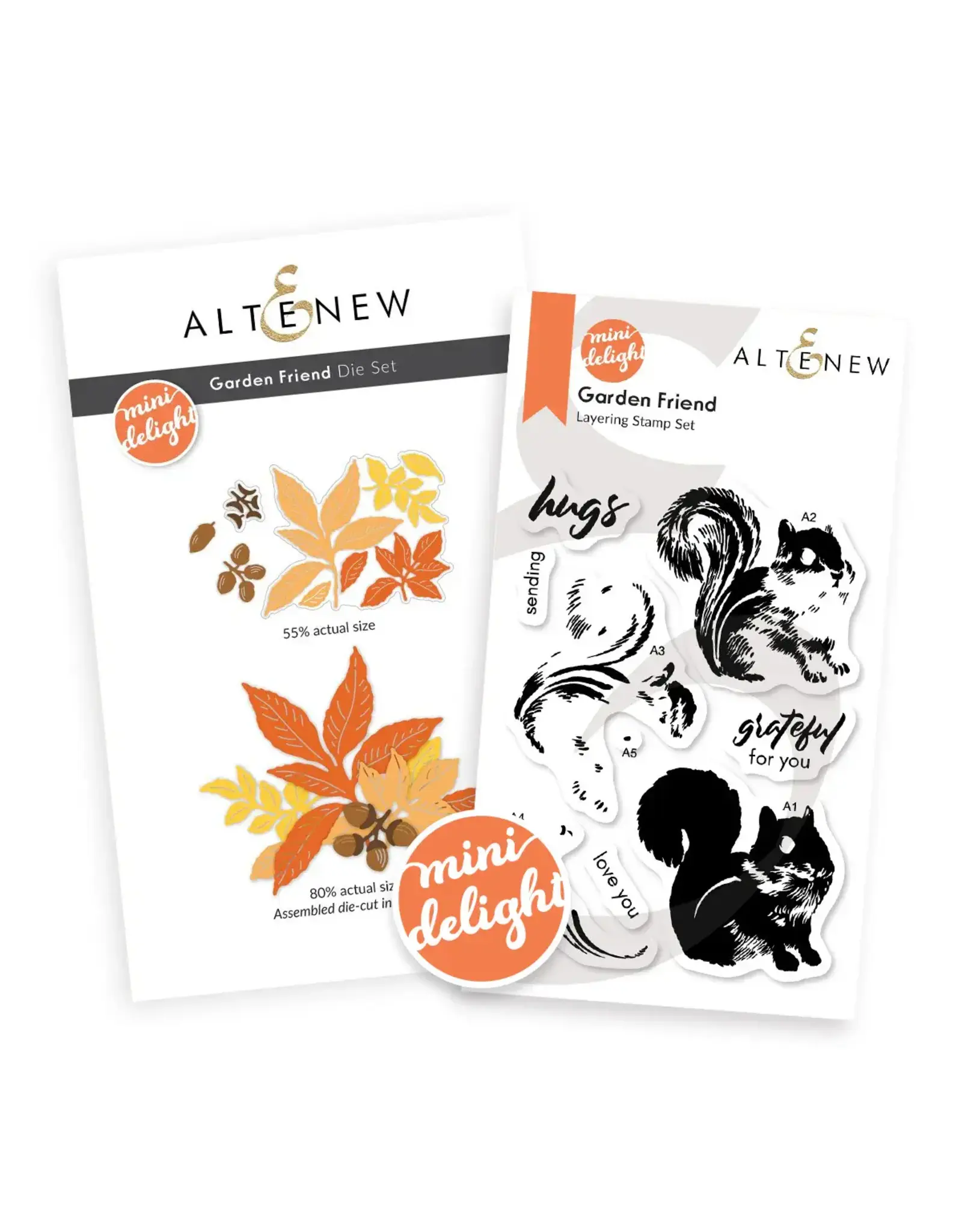 ALTENEW ALTENEW MINI DELIGHT: GARDEN FRIEND CLEAR STAMP & DIE SET