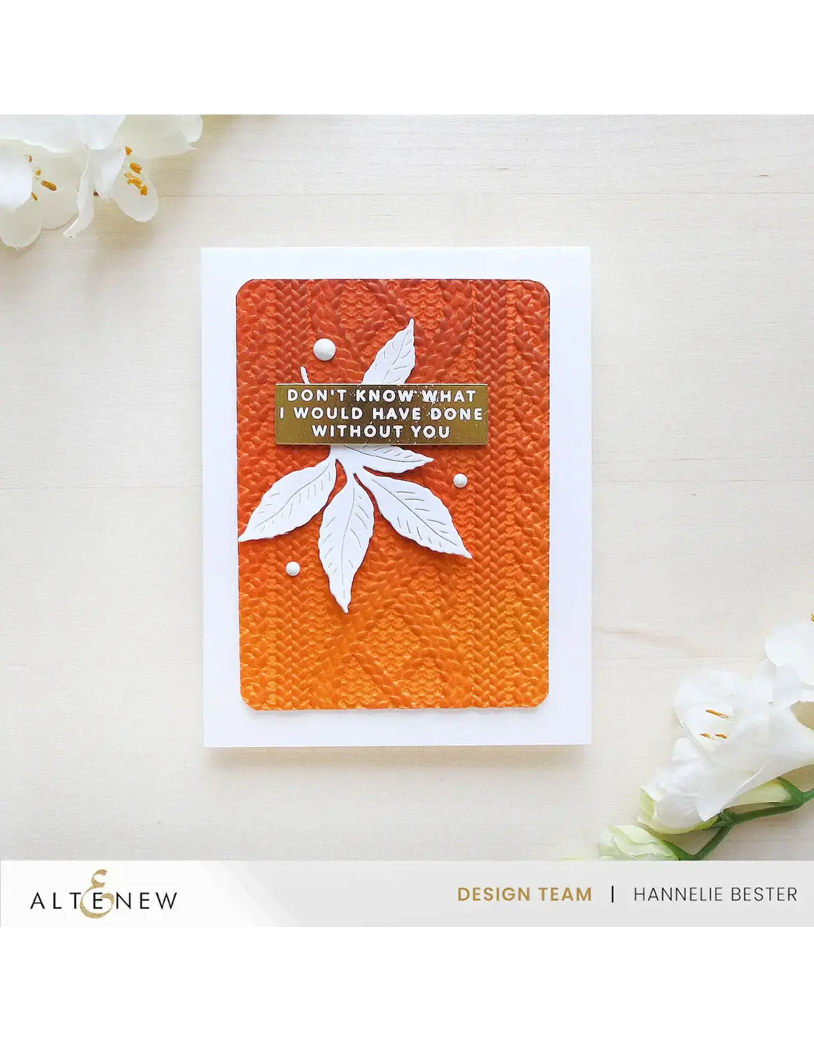 ALTENEW ALTENEW COZY SWEATER 3D EMBOSSING FOLDER