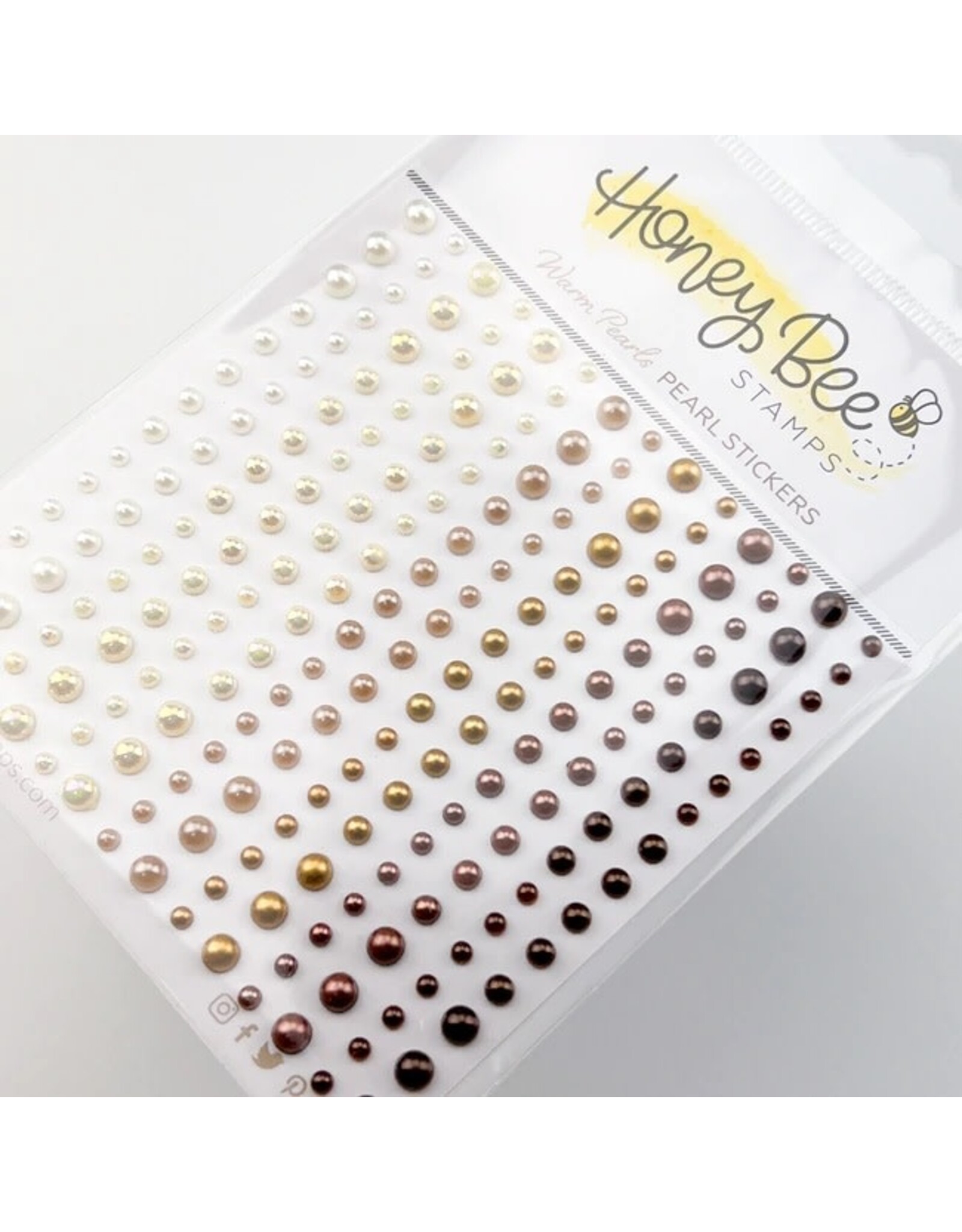 HONEY BEE HONEY BEE STAMPS WARM PEARLS PEARL STICKERS