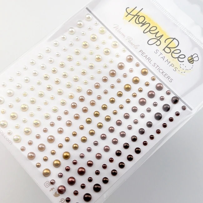 HONEY BEE STAMPS HONEY BEE STAMPS WARM PEARLS PEARL STICKERS