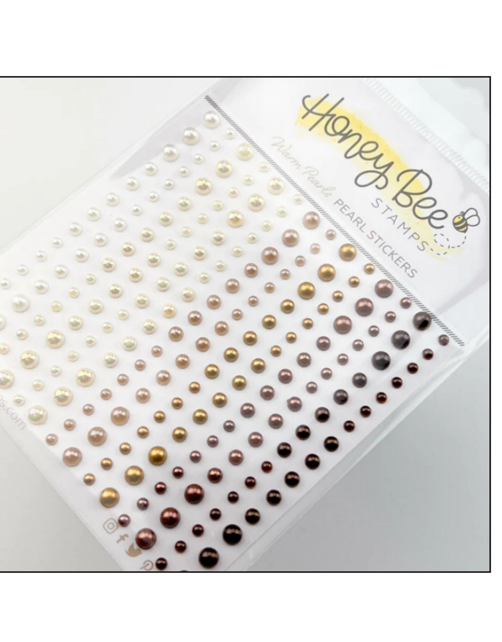 HONEY BEE HONEY BEE STAMPS WARM PEARLS PEARL STICKERS
