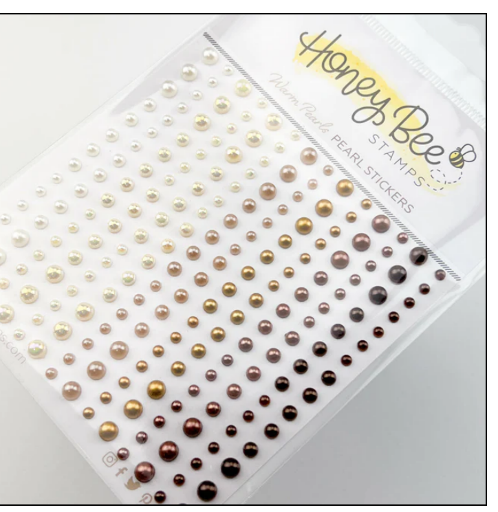 HONEY BEE STAMPS HONEY BEE STAMPS WARM PEARLS PEARL STICKERS