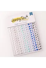 HONEY BEE HONEY BEE STAMPS WINTER PEARL STICKERS