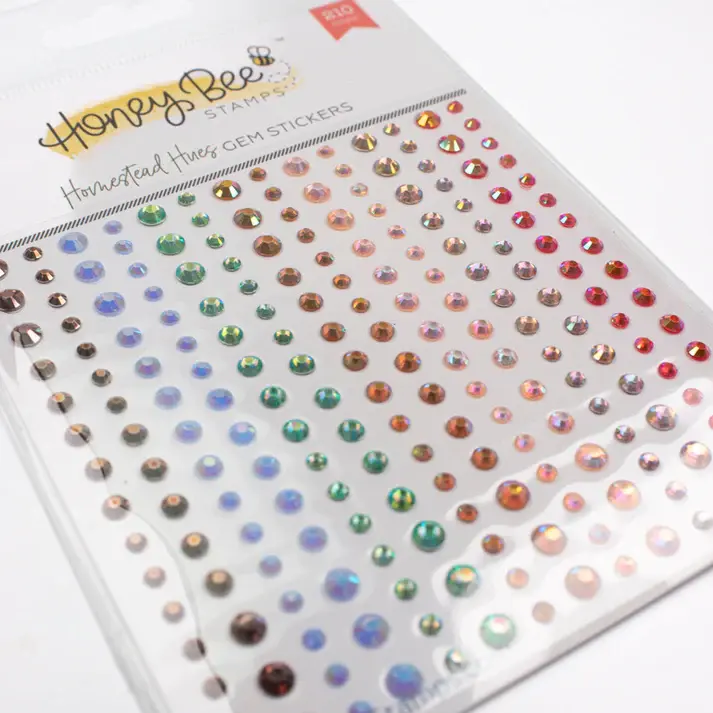 HONEY BEE STAMPS HONEY BEE STAMPS HOMESTEAD HUES GEM STICKERS