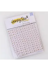 HONEY BEE HONEY BEE STAMPS CRYSTAL CLEAR GEM STICKERS