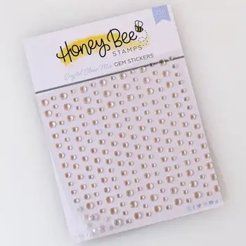 HONEY BEE STAMPS HONEY BEE STAMPS CRYSTAL CLEAR GEM STICKERS