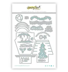 HONEY BEE HONEY BEE STAMPS LOVELY LAYERS: WINDOW HOLIDAY ADD-ON DIE SET