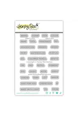 HONEY BEE HONEY BEE STAMPS SWATCHED CLEAR STAMP SET HONEY BEE HONEY BEE STAMPS SWATCHED CLEAR STAMP SET