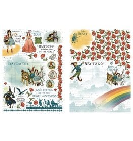 GRAPHIC 45 GRAPHIC 45 WONDER OF OZ RUB-ON TRANSFER SET