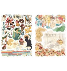 GRAPHIC 45 GRAPHIC 45 JOURNALING THROUGH TIME RUB-ON TRANSFER SET