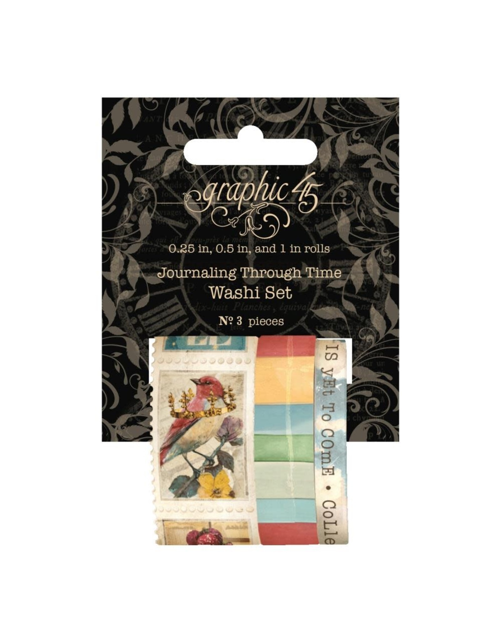 GRAPHIC 45 GRAPHIC 45 JOURNALING THROUGH TIME WASHI TAPE