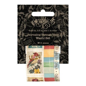 GRAPHIC 45 GRAPHIC 45 JOURNALING THROUGH TIME WASHI TAPE