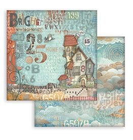 STAMPERIA STAMPERIA FURRY FRIENDS HOUSE 12x12 CARDSTOCK