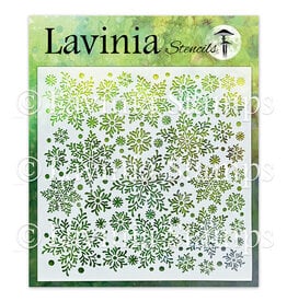 LAVINIA STAMPS LAVINIA SNOWFLAKES 8x8 STENCIL