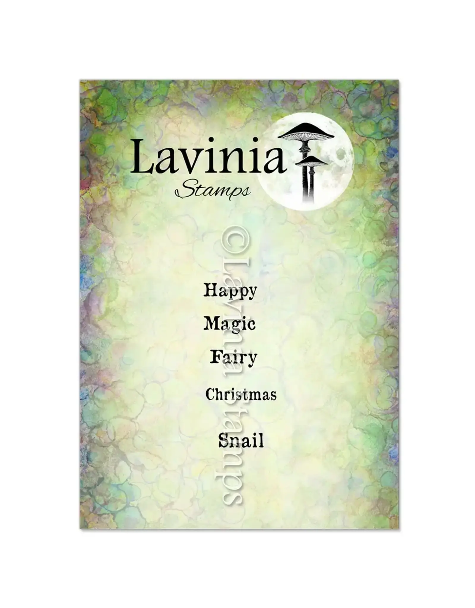 LAVINIA STAMPS LAVINIA STAMPS MAILBOX NAMES CLEAR STAMP SET