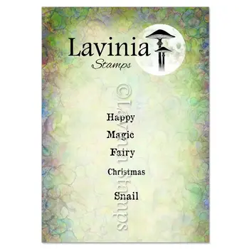 LAVINIA STAMPS LAVINIA STAMPS MAILBOX NAMES CLEAR STAMP SET