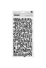AMERICAN CRAFTS AMERICAN CRAFTS SOHO GARDEN BOHO/BLACK GLITTER FOAM ALPHABET THICKERS