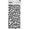 AMERICAN CRAFTS AMERICAN CRAFTS SOHO GARDEN BOHO/BLACK GLITTER FOAM ALPHABET THICKERS