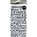 AMERICAN CRAFTS AMERICAN CRAFTS REINDEER BLACK GLITTER CHIPBOARD ALPHABET THICKERS