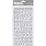 AMERICAN CRAFTS AMERICAN CRAFTS REINDEER SILVER GLITTER CHIPBOARD ALPHABET THICKERS