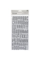 AMERICAN CRAFTS AMERICAN CRAFTS DOLL SILVER GLITTER ALPHABET THICKERS