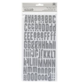 AMERICAN CRAFTS AMERICAN CRAFTS DOLL SILVER GLITTER ALPHABET THICKERS