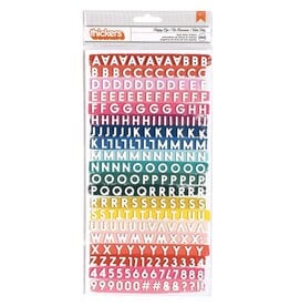 AMERICAN CRAFTS AMERICAN CRAFTS PAIGE EVANS PICK ME UP HAPPY LIFE MINI WHITE & NAVY FOAM ALPHABET THICKERS