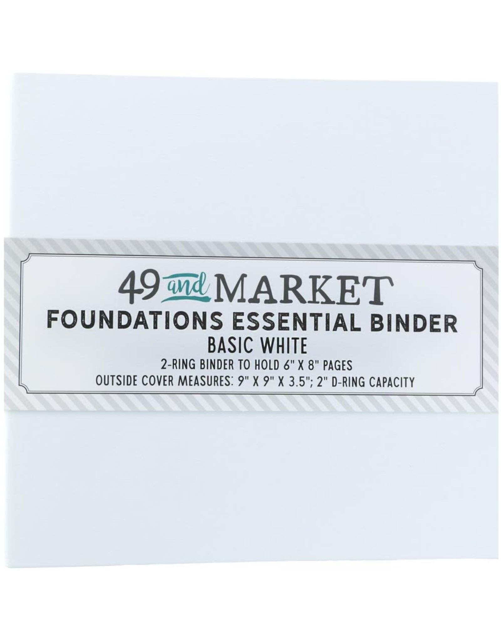 49 AND MARKET 49 AND MARKET WHITE FOUNDATIONS BINDER