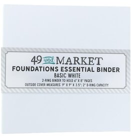 49 AND MARKET 49 AND MARKET WHITE FOUNDATIONS BINDER