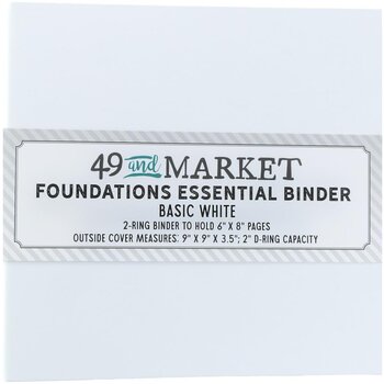 49 AND MARKET 49 AND MARKET WHITE FOUNDATIONS BINDER