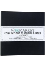 49 AND MARKET 49 AND MARKET BLACK FOUNDATIONS BINDER