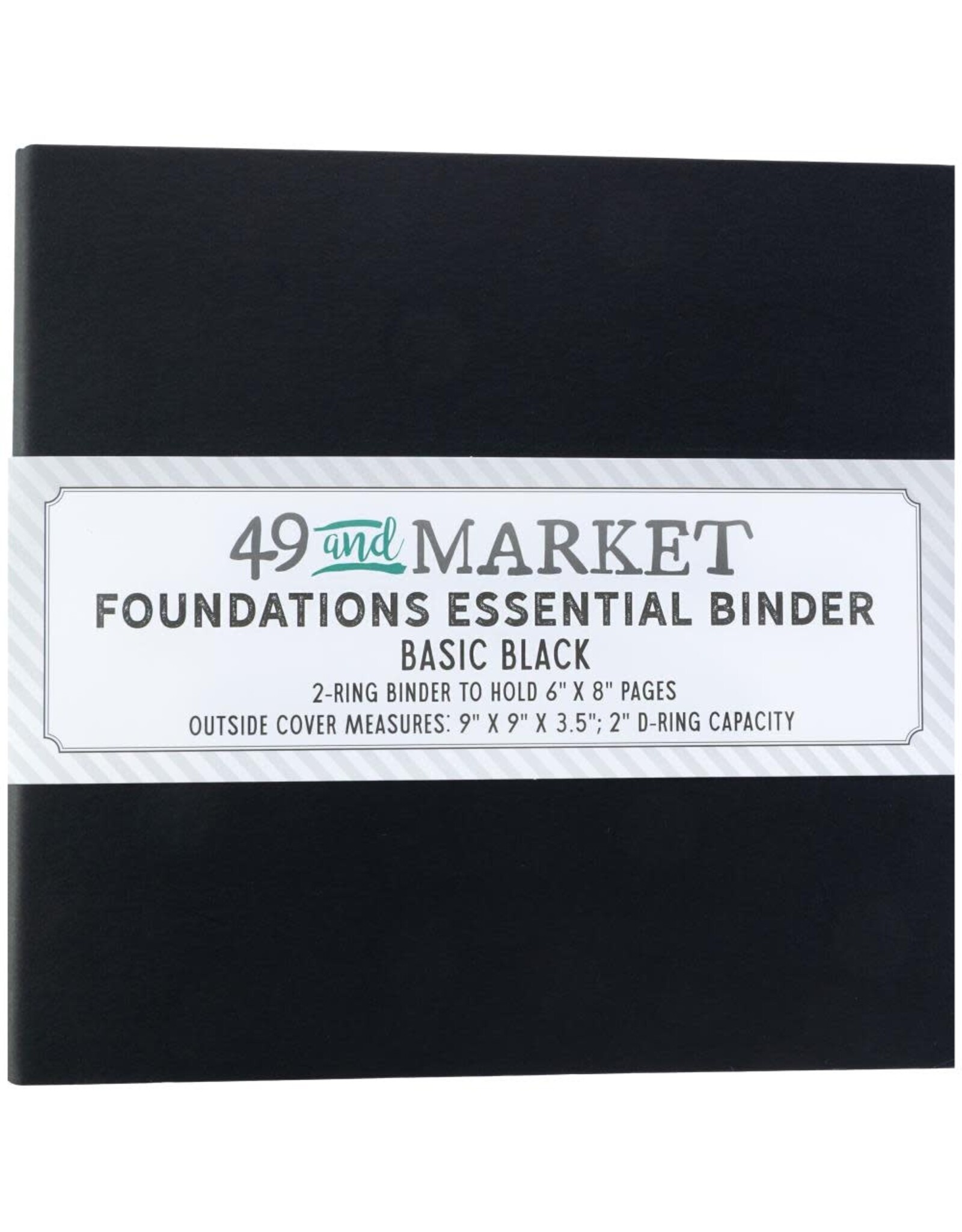 49 AND MARKET 49 AND MARKET BLACK FOUNDATIONS BINDER