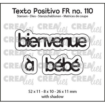 CREALIES CRAFTLINES CREALIES BIENVENUE À BÉBÉ DIE