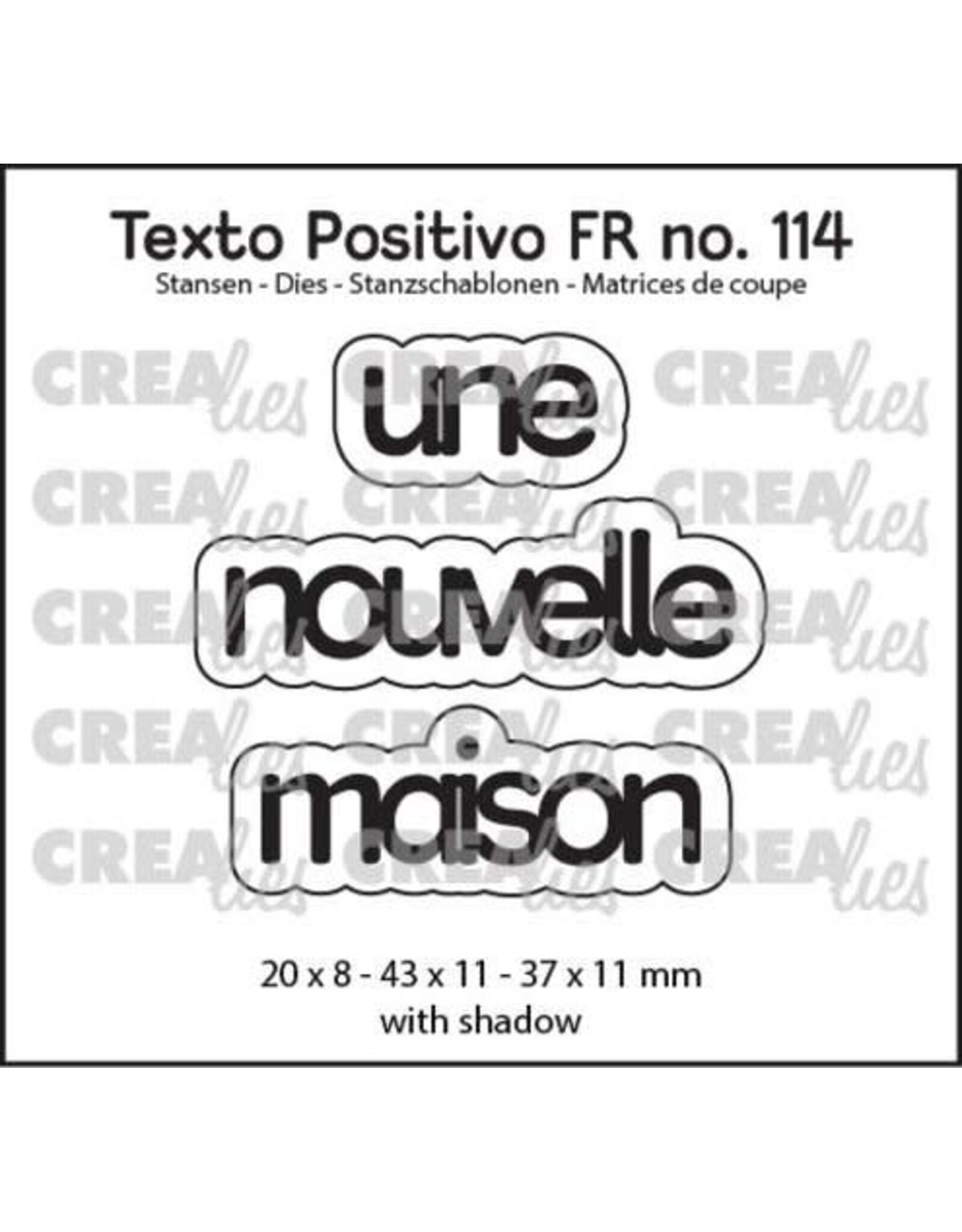 CREALIES CRAFTLINES CREALIES UNE NOUVELLE MAISON DIE