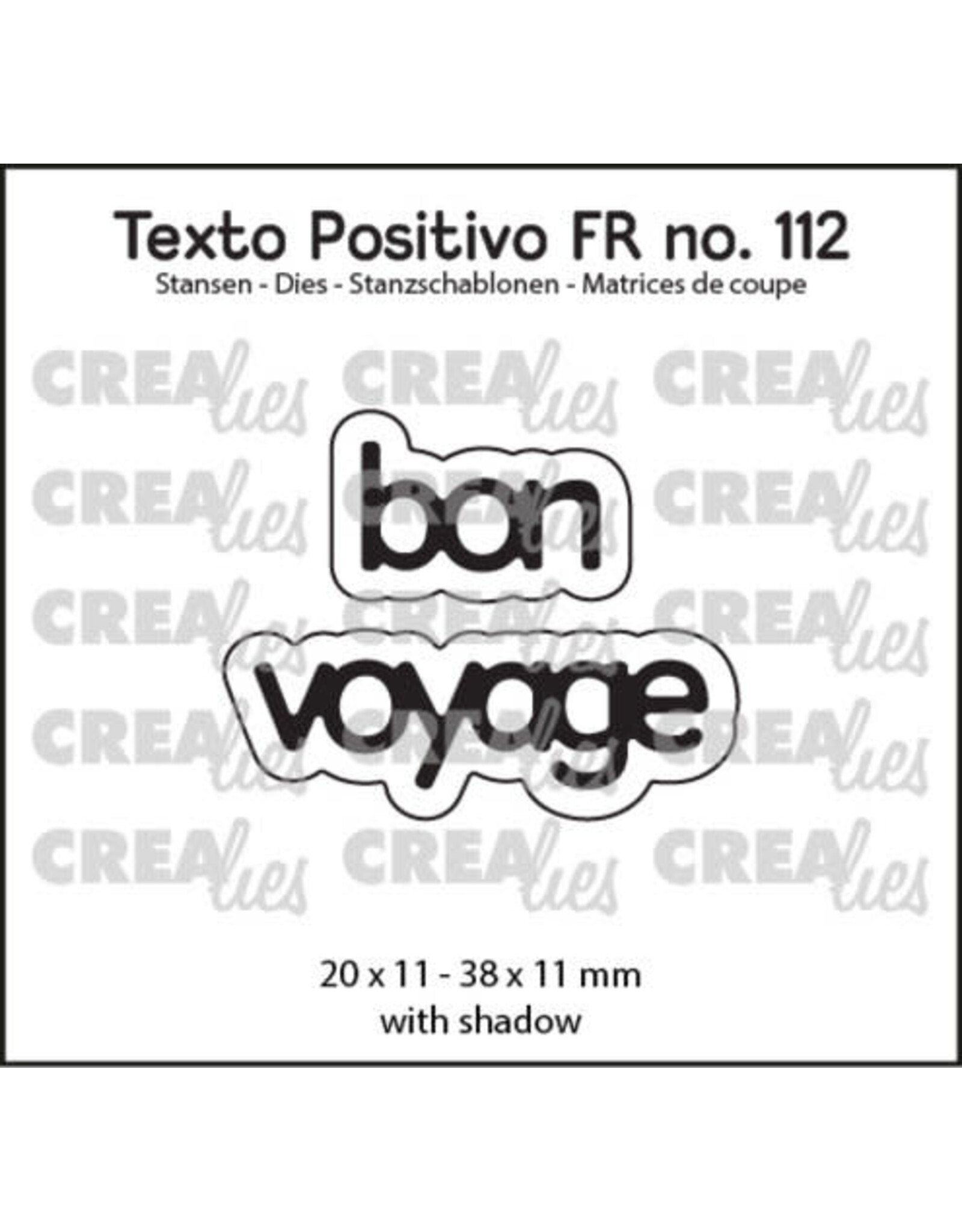 CRAFTLINES CRAFTLINES CREALIES BON VOYAGE DIE