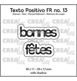 CREALIES CRAFTLINES CREALIES BONNES FÊTES DIE