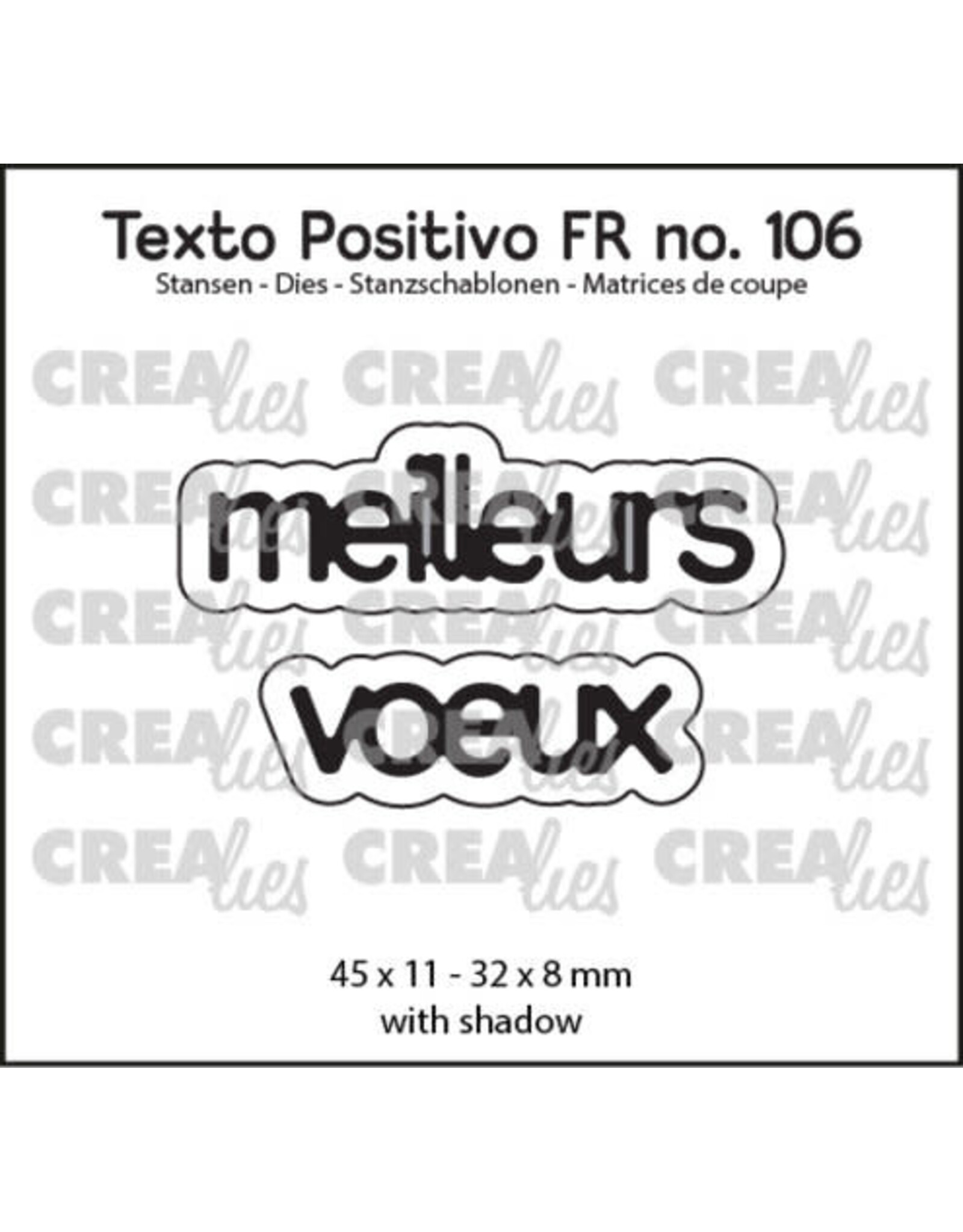 CRAFTLINES CRAFTLINES CREALIES MEILLEURS VOEUX DIE