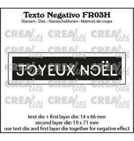 CRAFTLINES CRAFTLINES CREALIES NEGATIVE TEXT JOYEUX NOÊL 2 DIE