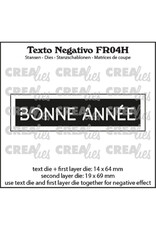 CREALIES CRAFTLINES CREALIES NEGATIVE TEXT BONNE ANNÉE DIE