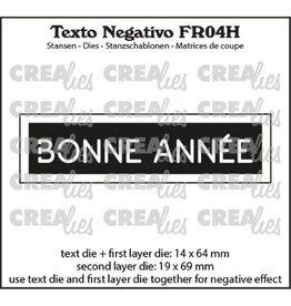 CRAFTLINES CRAFTLINES CREALIES NEGATIVE TEXT BONNE ANNÉE DIE