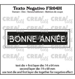CREALIES CRAFTLINES CREALIES NEGATIVE TEXT BONNE ANNÉE DIE