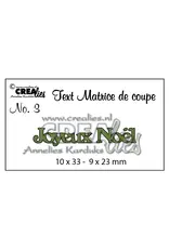 CRAFTLINES CRAFTLINES CREALIES JOYEUX NOËL 3 DIE