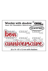 CRAFTLINES CRAFTLINES CREALIES WORDZZ BON ANNIVERSAIRE SHADOW DIE